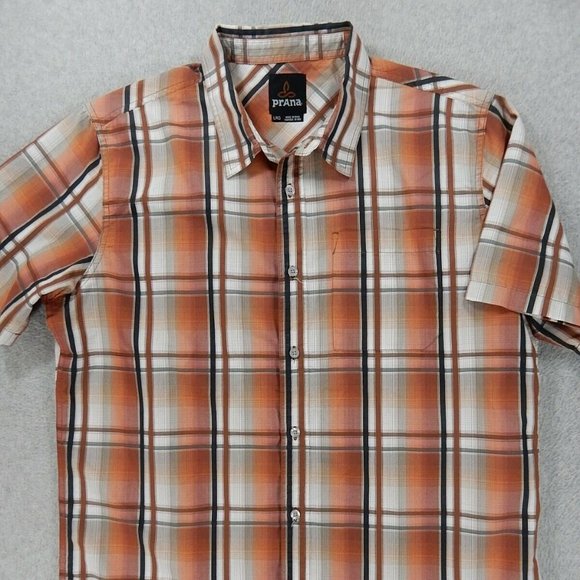 PRANA Other - Prana Cotton/Polyester Plaid Short Sleeve Shirt
